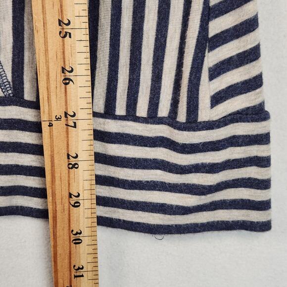 CAbi Style 3228 Ernest Striped Tee Size Small. Navy & Oatmeal - Picture 9 of 14